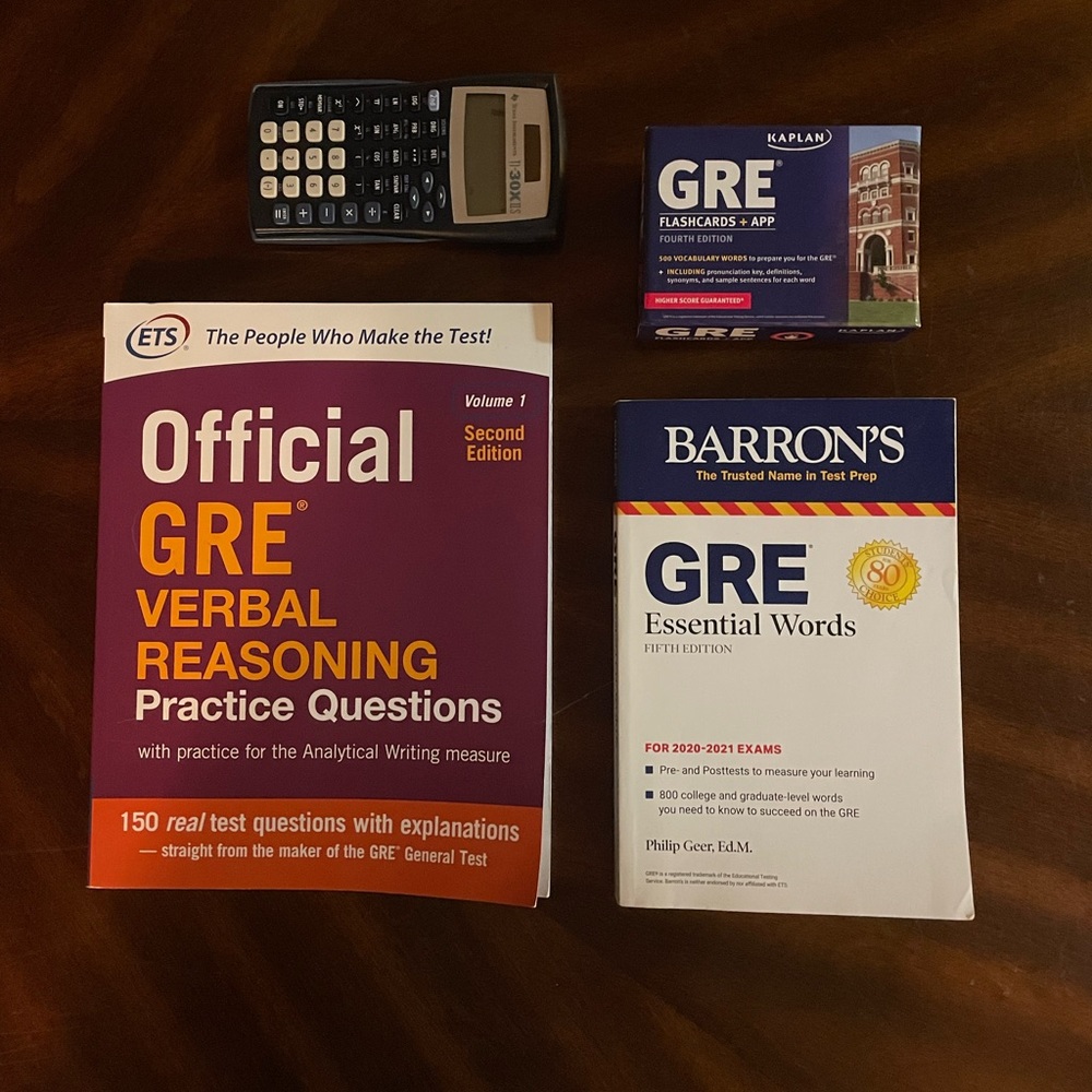 GRE Test Prep set